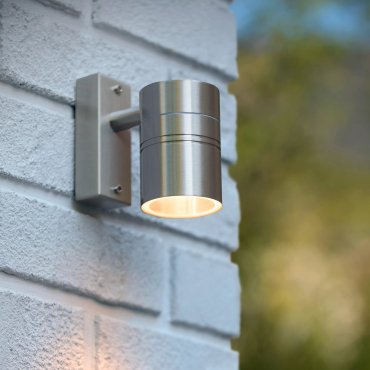 Lucide Arne - Aufbaustrahler - 6,3 x 12 x 11,7 cm - 5W LED inkl. - IP44 - Chrom satiniert