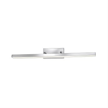 Nova Luce Modena - Spiegelleuchte - 63 x 7,5 x 7,5 cm - 18W LED inkl. - IP44 - Chrom