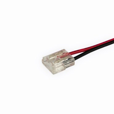 Leuchtenkönig - Verbinder mit 15 cm Kabel - für einfarbigen 10 mm SMD-LED-Streifen