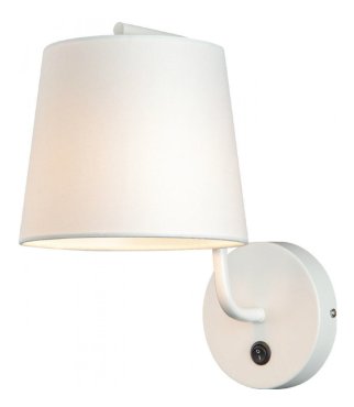 Maxlight Chicago - Wandleuchte mit Schalter - 20 x 29 x 32 cm - weiß