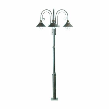Faro Nautica - Laternenpfahl - 95 x 18,5 x 225 cm - IP33 - rostbraun