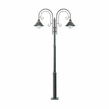 Faro Nautica - Laternenpfahl - 108 x 18,5 x 225 cm - IP33 - rostbraun