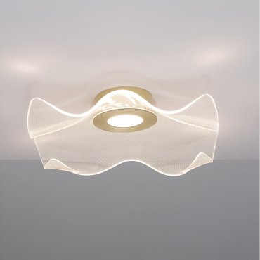 Nova Luce Siderno - Deckenleuchte - 50 x 50 x 20 cm - 31W LED inkl. - gold