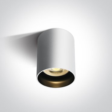 ONE Light GU10 Dark Light - Aufbaustrahler 1L - Ø 6,8 x 9,5 cm - weiß