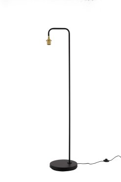 Artdelight Djano - Stehleuchte - 30 x 23 x 150cm - schwarz mit gold
