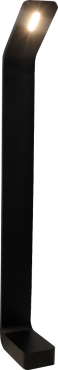 Artdelight Koloa - Gartenleuchte - 11 x 6 x 80 cm - 6W LED inkl. - IP54 - schwarz