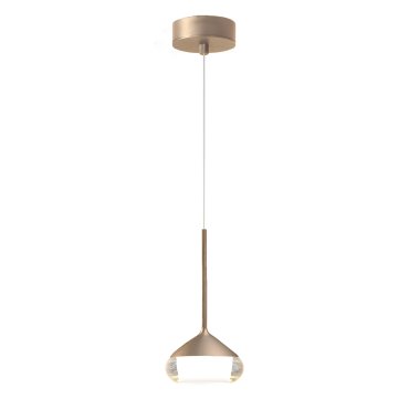 Artdelight Phoenix – pendelleuchte – Ø 11,6 x 8,2 cm – 7W dimmbare LED inklusive – champagner