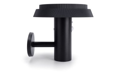 Integral LED True - solar-außenwandleuchte mit bewegungsmelder - 20 x 18,2 x 22 cm - 6W LED inkl. - einstellbare Lichtfarbe - IP65 - schwarz
