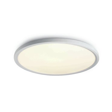 ONE Light Ultra Slim LED Floating Plafo - Deckenleuchte - Ø 60 x 5,5 cm - 60W LED inkl. - weiß - warmweiße Lichtfarbe