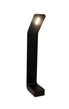 Artdelight Koloa - Gartenleuchte - 11 x 6 x 40 cm - 6W LED inkl. - IP54 - schwarz