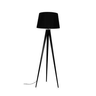 Artdelight Triad - Stehleuchte - 135 cm - schwarz