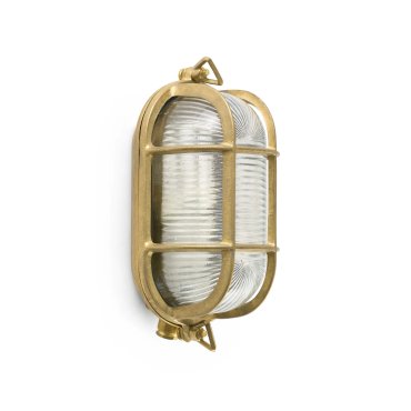 Faro Borda - Wandleuchte - 11 x 12 x 23 cm - IP65 - Messing