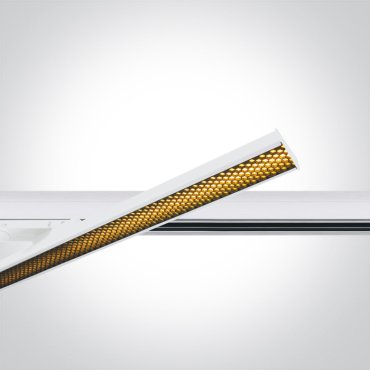 ONE Light Adjustable LED Linear Track Light - Stromschienenstrahler - 3-Phasen-Schienensystem - 59 x 3 x 4,5 cm - 30W LED inkl. - weiß