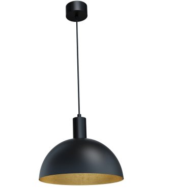 Maxlight Luisant - Pendelleuchte - Ø 30 x 150 cm - schwarz und gold