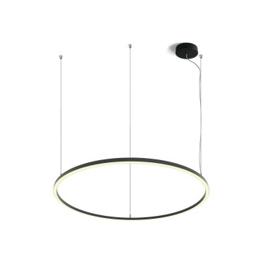 ONE Light LED Circle Rings - Hängeleuchte - Ø 127 x 300 cm - 65W LED inkl. - schwarz