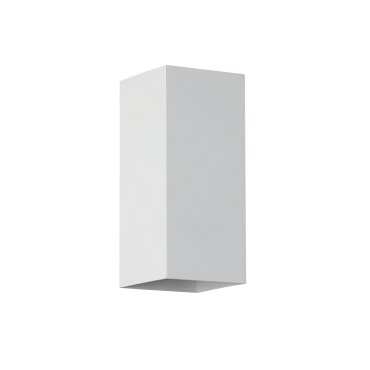 Searchlight Square - Wandleuchte - 6,7 x 6,7 x 15,5 cm - weiß