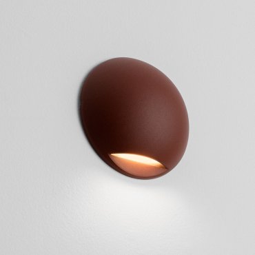 Nova Luce Passo - Außenwandleuchte - Ø 12 x 4 cm - 3W LED inkl. - IP65 - corten