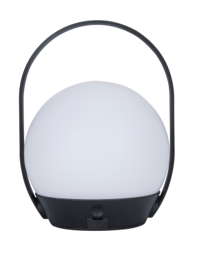 Lutec Cardi - Tischleuchte - smart lighting - Lutec Connect - 17,3 x 22,3 x 16 cm - 3,3W LED inkl. - IP54 - Dimmfunktion und einstellbare Lichtfarbe per App - schwarz