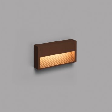 Faro Grada - Wandleuchte - 25 x 4,6 x 12,8 cm - 6W LED inkl. - IP54 - rostbraun