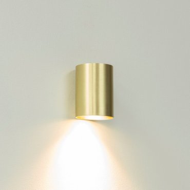 Artdelight Roulo1 - Wandleuchte - Ø 6,4 x 9 cm - matt gold