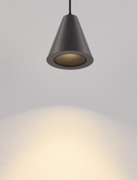 Nova Luce Irmos - Hängelampe - Ø 6 x 191 cm - 5W LED inkl. - schwarzes Nickelaluminium