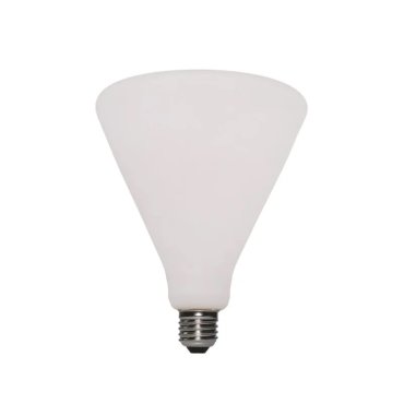 Daylight Italia Siro LED Lampe - Ø 14,3 x 17 cm - E27 - 6W dimmbar - 2700K - weiß
