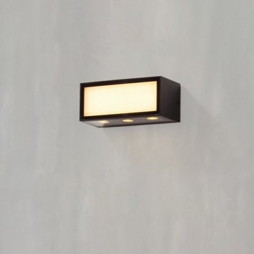 Nova Luce Inga - Außenwandleuchte - 15,3 x 6,5 x 7,3 cm - 11W LED inkl. - IP65 - dunkel anthrazit