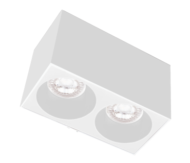 Century Italia Essenza Cube - Aufbaustrahler 2L - 16 x 8 x 9,8 cm - weiß