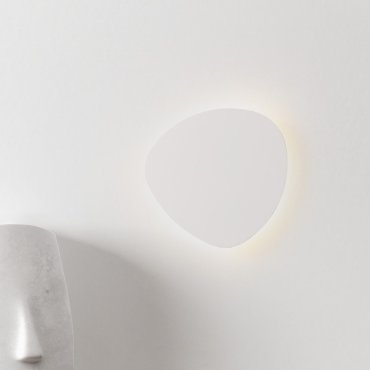 Nova Luce Atena - wandleuchte - 15,3 x 14,7 x 3,5 cm - 6W LED inkl. - Sand Weiß