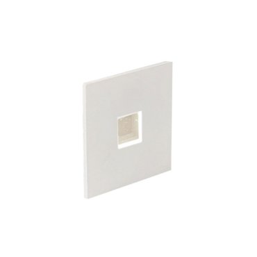 Nova Luce Passaggio - Wandeinbauleuchte - 37 x 37 mm, Ø 32 mm Einbaumaß - 1W LED inkl. - IP54 - weiß