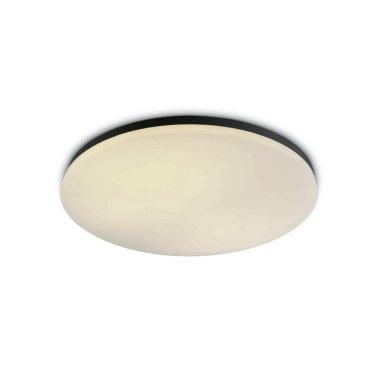 ONE Light LED Slim Line Plafo - Deckenleuchte - Ø 55 x 7,5 cm - 55W LED inkl. - schwarz