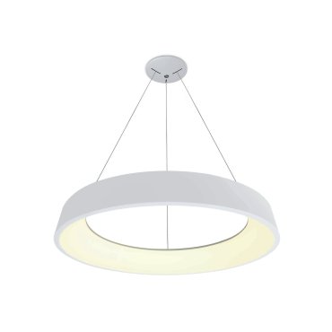 ONE Light LED Pendelleuchte Rings - Hängeleuchte - Ø 60 x 10,8 cm - 42W LED inkl. - weiß