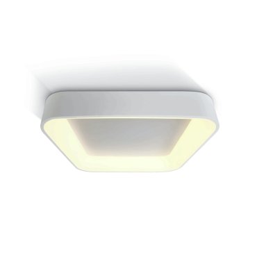 ONE Light LED Dekorative Plafo - Deckenleuchte - 60 x 60 x 11 cm - 50W LED inkl. - weiß