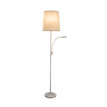 Artdelight Hugo - Stehleuchte - 175 cm - 5W LED inkl - Stahl matt und braun