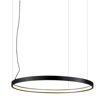 VK Lighting Circulus - Pendelleuchte - Ø 65,9 x 200 cm - 30W dimmbare LED inkl - schwarz