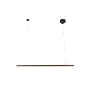 Maxlight Trio - Hängeleuchte - 100 x 3,6 x 150 cm - 12W dimmbare LED inkl. - schwarz