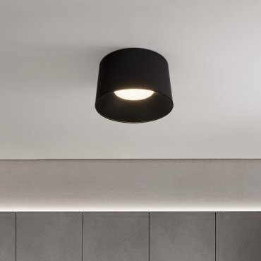 Nova Luce Atil - Deckenleuchte - Ø 50 x 30 cm - 35W LED inkl. - sand schwarz
