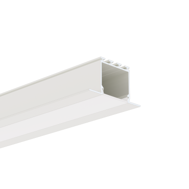 Klus Larko - LED-Einbauprofil - 4,62 x 2,45 cm - weiß