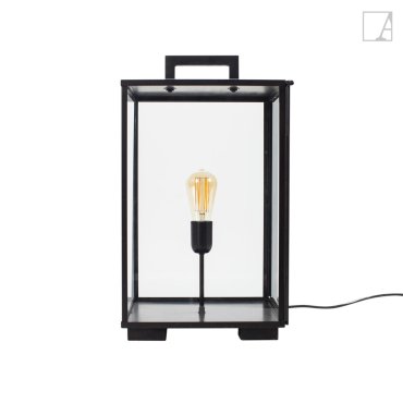 Authentage Vitrine Tischlaterne Outdoor - Steh- und Tischleuchte - 30 x 30 x 55 cm - IP43 - Bronze