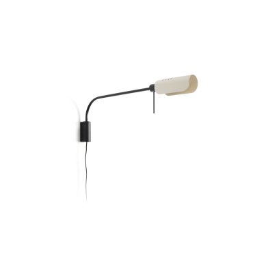 Faro Martinica XL - Wandleuchte mit Schalter - 85,4 x 8 cm - schwarz und beige