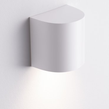 Nova Luce York - Außenwandleuchte - 11 x 11 x 8,5 cm - IP65 - Sand Weiß
