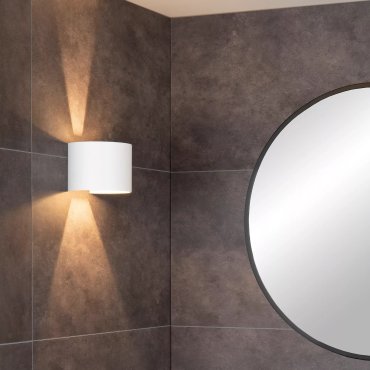 Lucide Axi Round - Wandleuchte mit 2 verstellbaren Strahlen - 13,5 x 11,5 x 10 cm - 6W LED inkl. - weiß