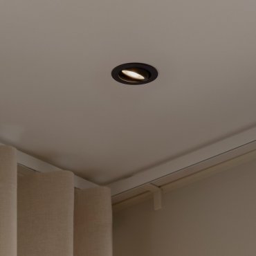 Nordlux Monolo 3-Kit - einbauspot - Ø 82 mm, Ø 68 mm einbaumaß - 3 Stufen dimmbar - 4,8W LED inkl. - schwarz