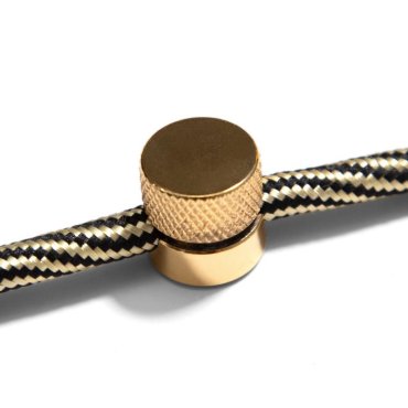 Creative Cables Sarè - Decken-/Wandhalterung aus Metall - ø 1,6 cm - Messing