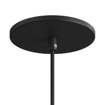Creative Cables Flush - Deckenrosette - Ø 12,6 x 0,7 cm - schwarz