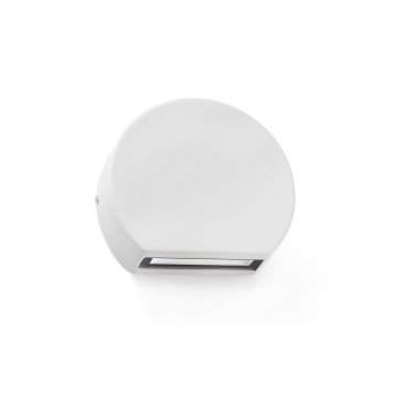 Faro Pill - Wandleuchte - 10 x 3 x 8,5 cm - 4W LED inkl. - IP54 - weiß mattiert