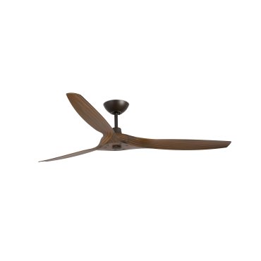 Faro Morea - Deckenventilator mit Fernbedienung mit Zeitschaltuhr - Ø 152 cm - dunkelbraun