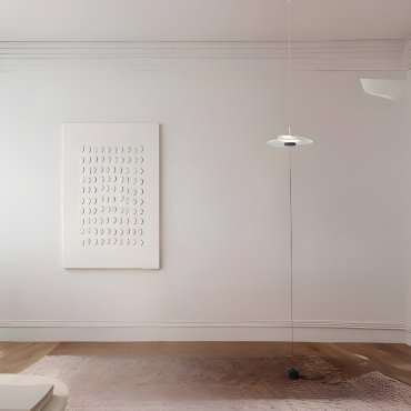 Nova Luce Olea - Hängelampe - 35 x 340 x 32 cm - 16W dimmbar LED inkl. - Sand weiß