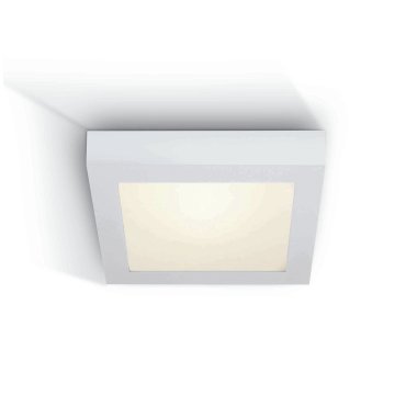 ONE Light LED Panel Plafo Square - Deckenleuchte - 30 x 30 x 3,9 cm - 30W LED inkl. - IP40 - weiß - warmweiße Lichtfarbe