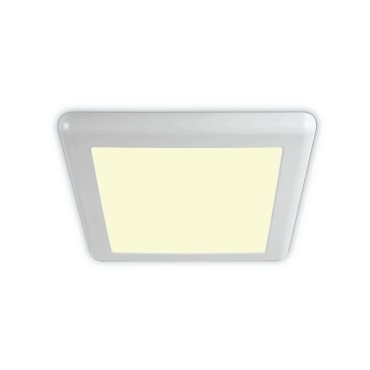 ONE Light Surface/Recessed Panels Adjustable Cut Out Hole - Deckenleuchte - 23,5 x 23,5 x 1,7 cm - 16W LED inkl. - weiß - warmweiße Lichtfarbe